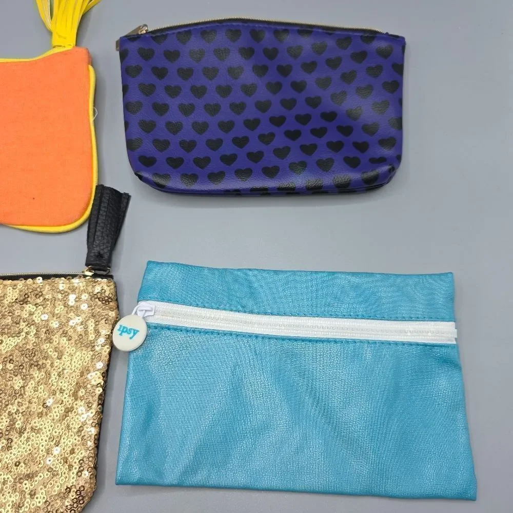 ipsy Travel Makeup Pouches Lot Of 4